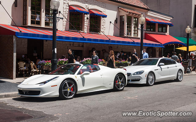 Ferrari 458 Italia spotted in Chicago, Illinois