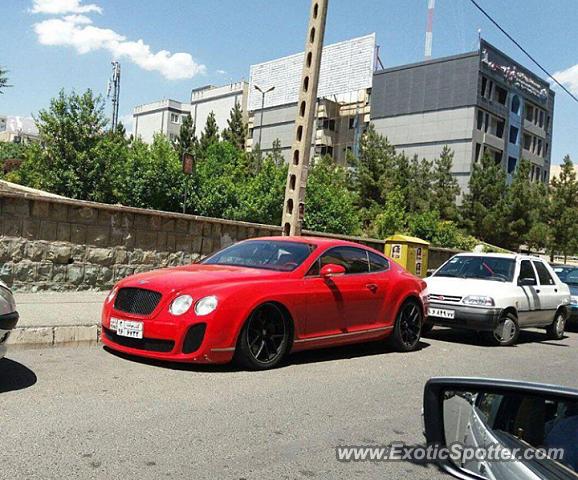 Bentley Continental spotted in Tehran, Iran