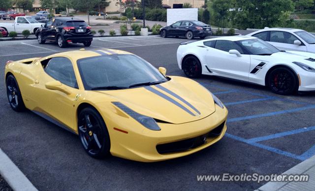 Ferrari 458 Italia spotted in Bloomington, Indiana