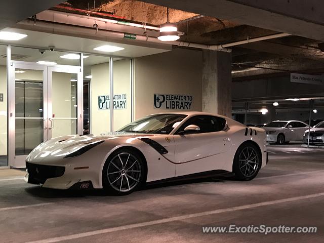 Ferrari F12 spotted in Highland Park, Texas