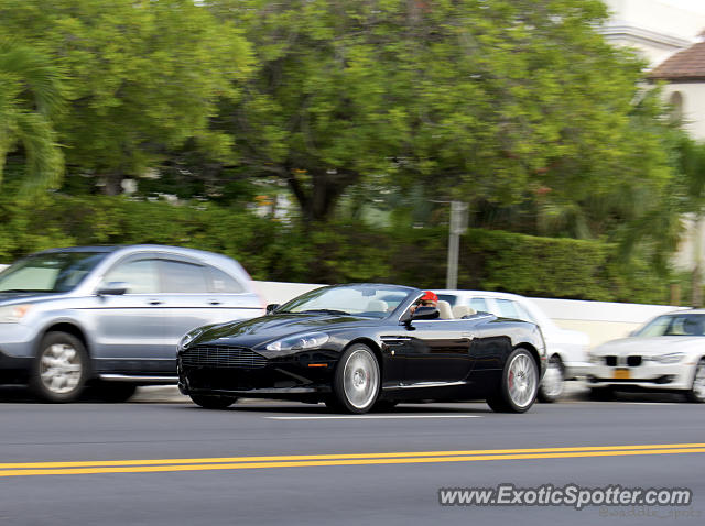 Aston Martin DB9 spotted in Palm Beach, Florida