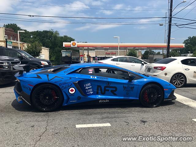 Lamborghini Aventador spotted in Atlanta, Georgia