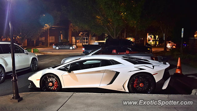 Lamborghini Aventador spotted in Charlotte, North Carolina