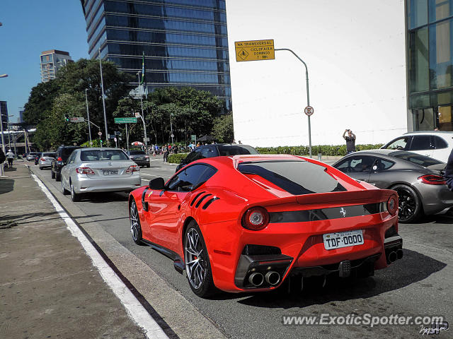 Ferrari F12 spotted in São Paulo, Brazil