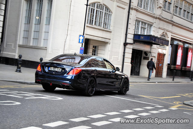 Mercedes S65 AMG spotted in London, United Kingdom