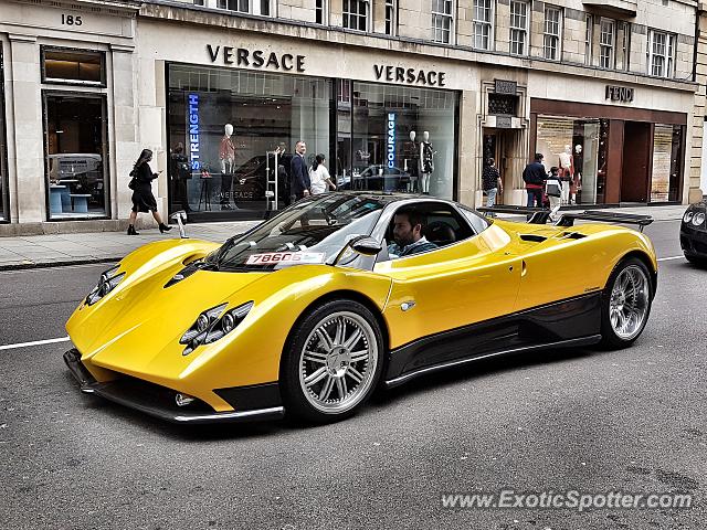 Pagani Zonda spotted in London, United Kingdom