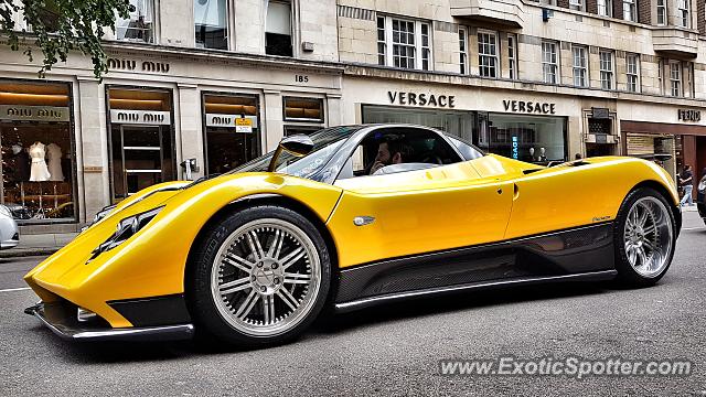 Pagani Zonda spotted in London, United Kingdom