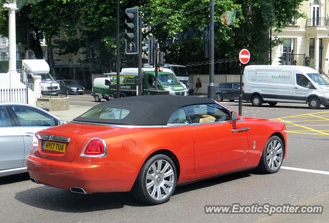 Rolls-Royce Dawn spotted in London, United Kingdom