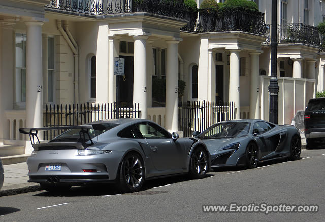 Porsche 911 GT3 spotted in London, United Kingdom