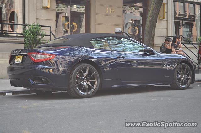 Maserati GranCabrio spotted in Manhattan, New York