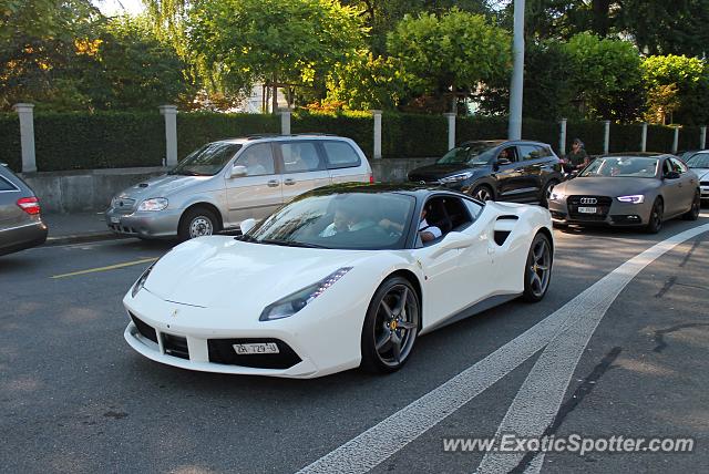 Ferrari 488 GTB spotted in Zurich, Switzerland