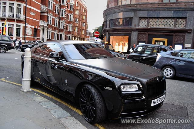 Rolls-Royce Wraith spotted in London, United Kingdom