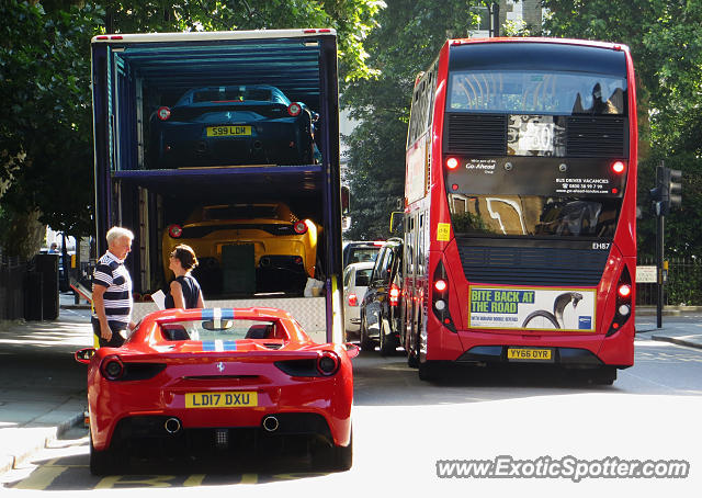 Ferrari 488 GTB spotted in London, United Kingdom