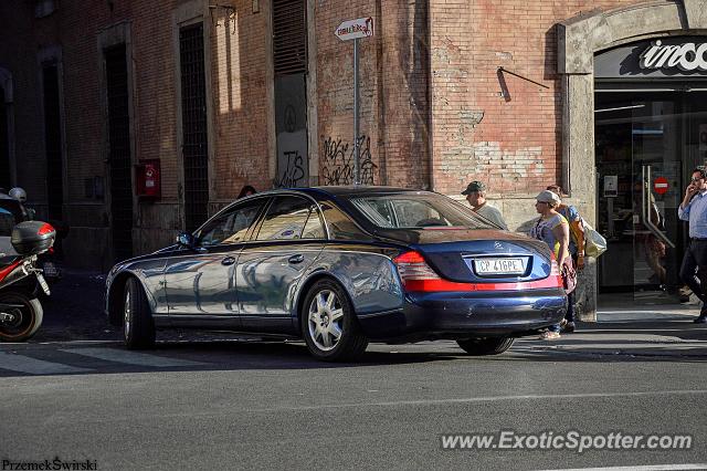 Mercedes Maybach spotted in Rome, Italy