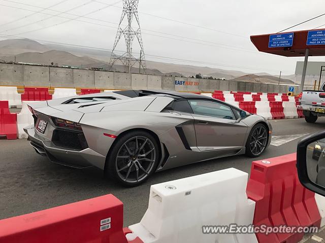 Lamborghini Aventador spotted in Lima, Peru