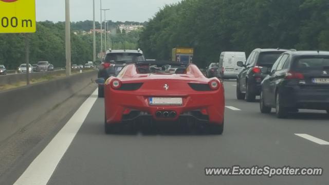 Ferrari 458 Italia spotted in Brussels, Belgium