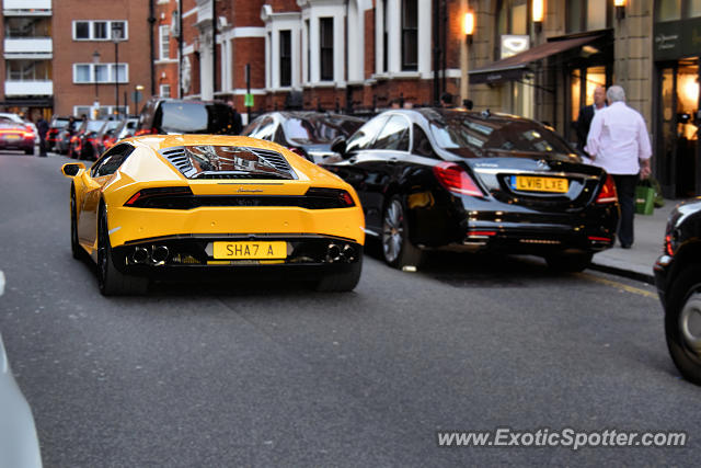 Lamborghini Huracan spotted in London, United Kingdom