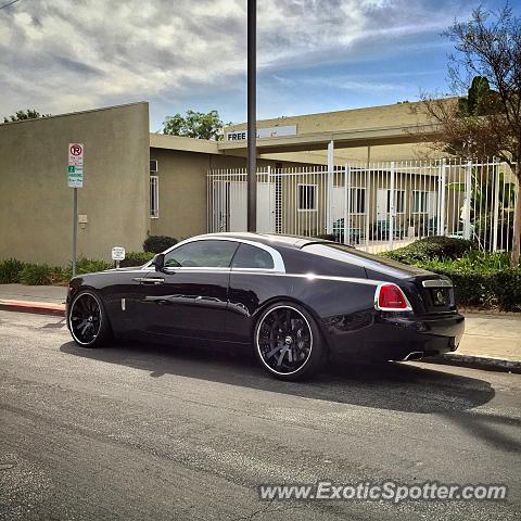 Rolls-Royce Wraith spotted in Beverly Hills, California