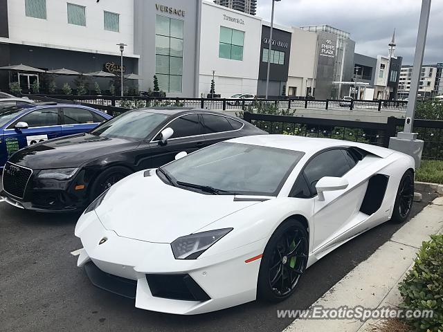 Lamborghini Aventador spotted in Buckhead, Georgia