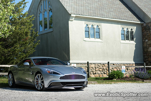 Aston Martin Vanquish spotted in Cape Cod, Massachusetts
