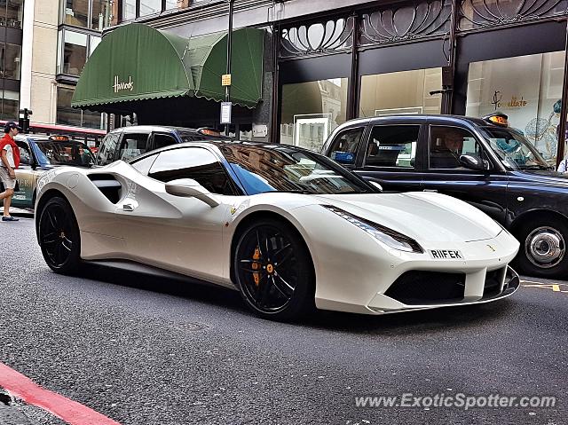 Ferrari 488 GTB spotted in London, United Kingdom