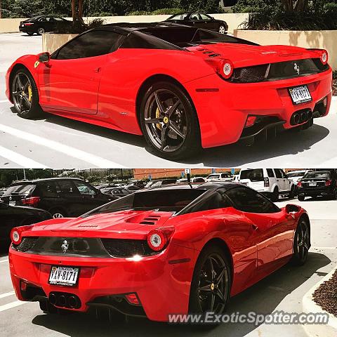 Ferrari 458 Italia spotted in Tysons Corner, Virginia