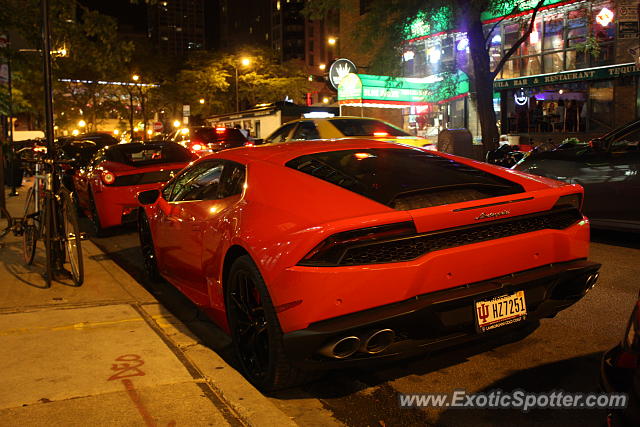 Lamborghini Huracan spotted in Chicago, Illinois