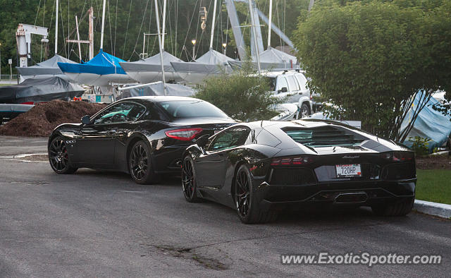 Lamborghini Aventador spotted in Milwaukee, Wisconsin