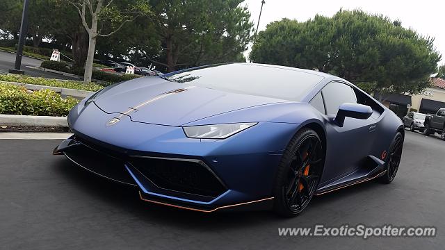 Lamborghini Huracan spotted in Newport Beach, California