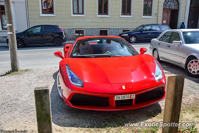 Ferrari 488 GTB spotted in Gorlitz, Germany