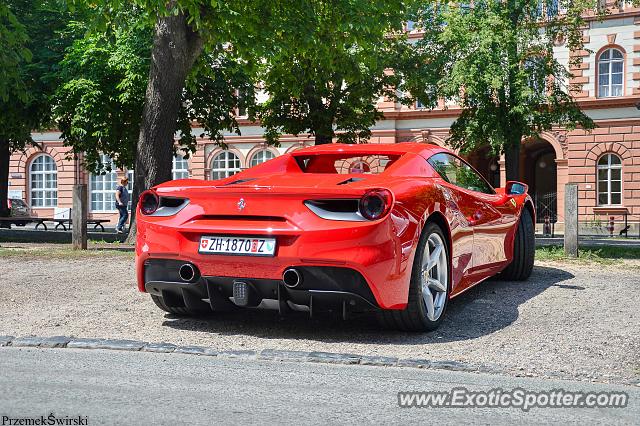 Ferrari 488 GTB spotted in Gorlitz, Germany