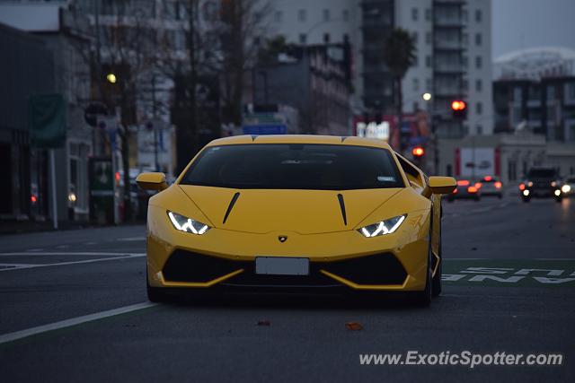 Lamborghini Huracan spotted in Auckland, New Zealand