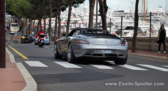 Mercedes SLS AMG spotted in Monaco, Monaco