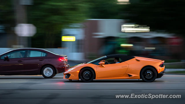 Lamborghini Huracan spotted in Birmingham, Michigan