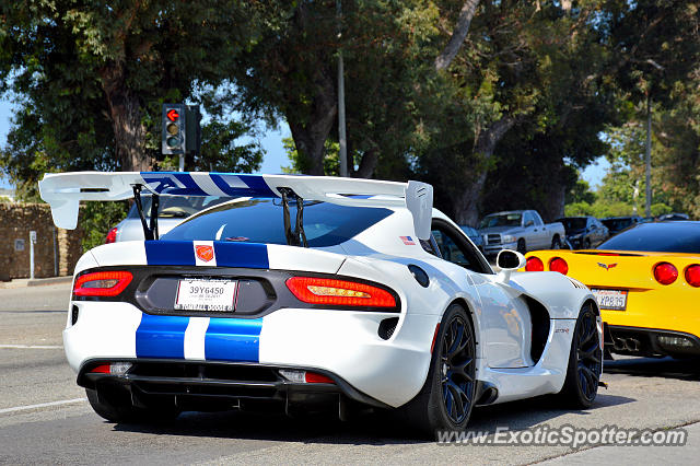 Dodge Viper spotted in Malibu, California