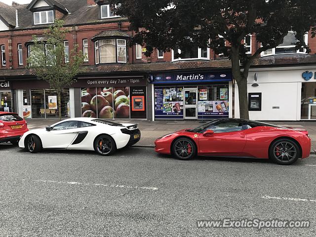 Ferrari 458 Italia spotted in Hale, United Kingdom