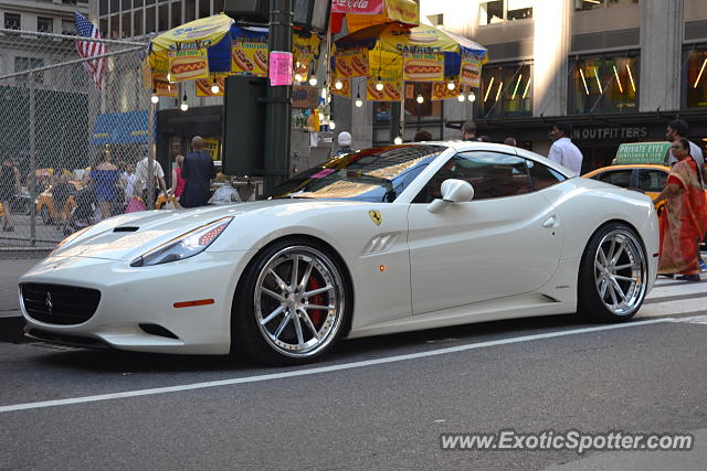 Ferrari California spotted in Manhattan, New York