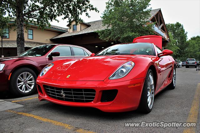 Ferrari 599GTB spotted in Jackson Hole, Wyoming