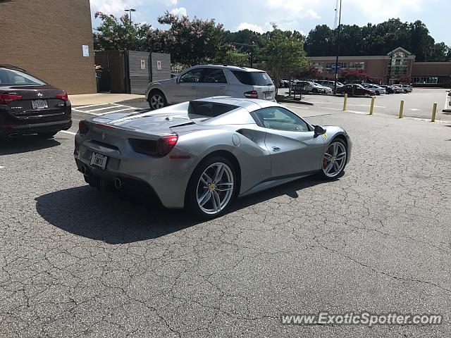 Ferrari 488 GTB spotted in Buckhead, Georgia