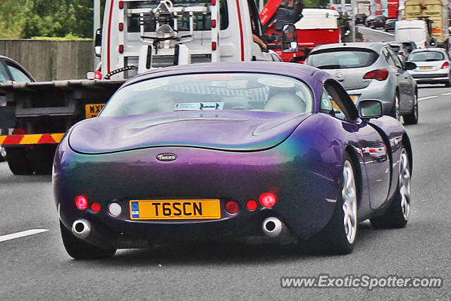 TVR Tuscan spotted in M25 Motorway, United Kingdom