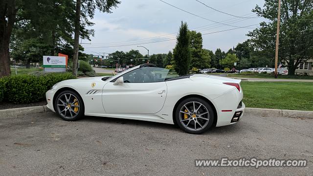 Ferrari California spotted in Gahanna, Ohio