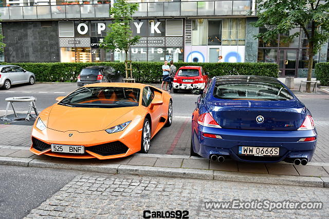 Lamborghini Huracan spotted in Warsaw, Poland