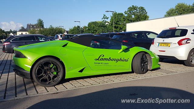 Lamborghini Huracan spotted in Mondorf, Luxembourg