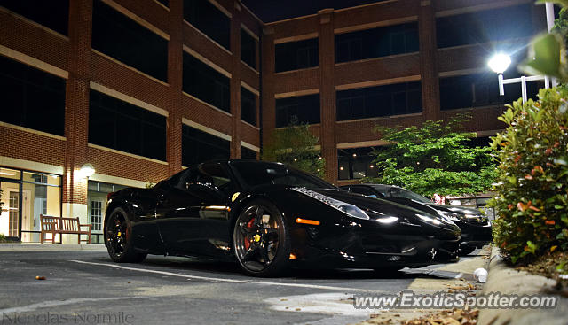 Ferrari 458 Italia spotted in Charlotte, North Carolina