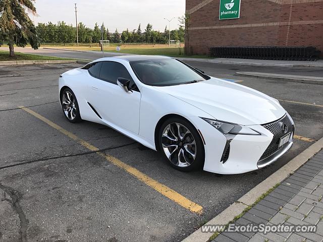 Lexus LC 500 spotted in Oakville, Canada