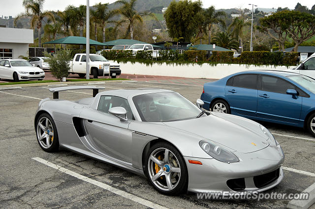 Porsche Carrera GT spotted in Malibu, California