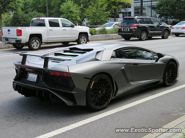 Lamborghini Aventador spotted in Atlanta, Georgia