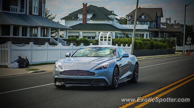 Aston Martin Vanquish spotted in Monmouth Beach, New Jersey