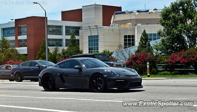 Porsche Cayman GT4 spotted in Cary, North Carolina