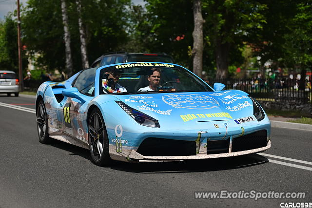 Ferrari 488 GTB spotted in Niepołomice, Poland